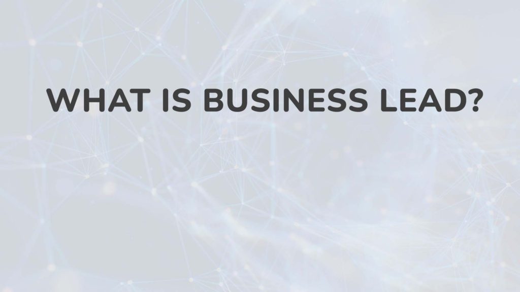 What Is Business Lead
